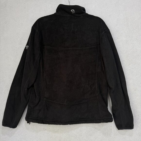 Mountain Hardwear Jacket Womens Large Black Fleece Full Zip Outdoors Hiking Warm - Picture 11 of 13